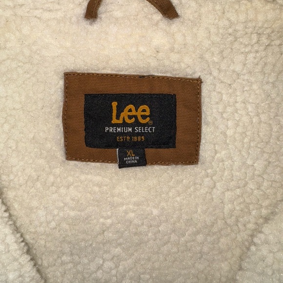 Men’s Lee Workwear Canvas Sherpa lined Vest. Size XL. Excellent condition. - Picture 3 of 3